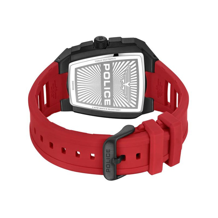 Police Men Tough Gear Watch Red/Black