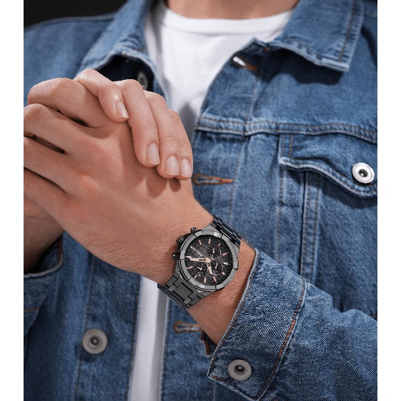 Police Gun Metal Grey Dial