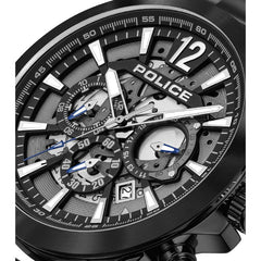 Police Black Case Dial Ss Strap