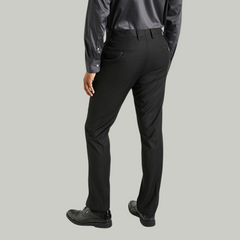 Polo Mens Custom Fit Trousers In Black
