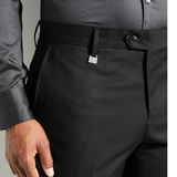 Polo Mens Custom Fit Trouser In Black