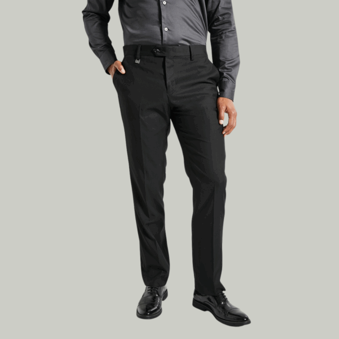 Polo Mens Custom Fit Trouser Black