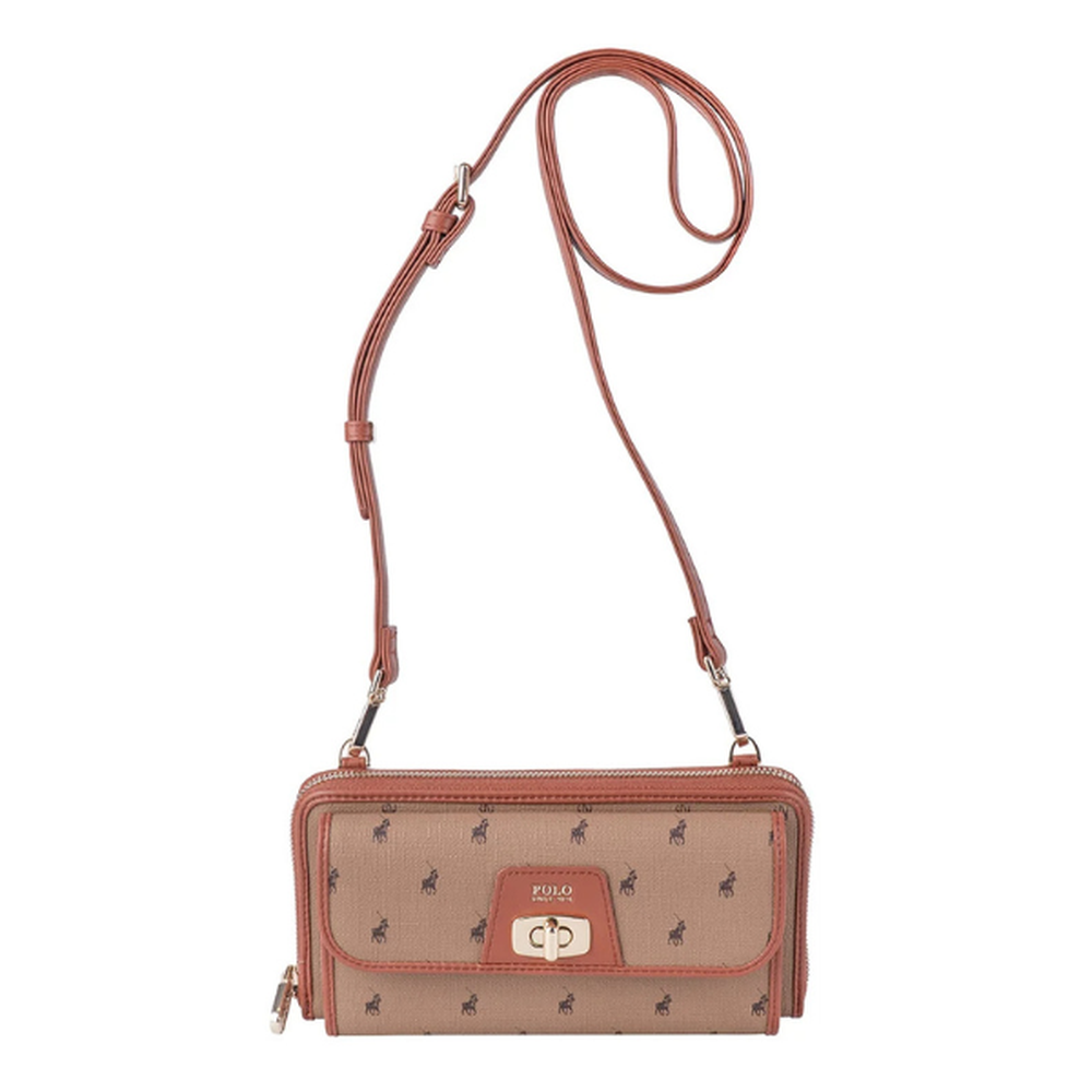Polo Encore Smalls Phone Sling Purse In Camel