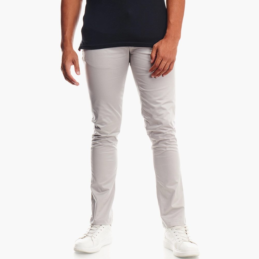 Polo Mens Essential Relaxed Fit  Chinos In Grey