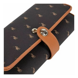 Polo New Iconic Clutch Purse In Brown