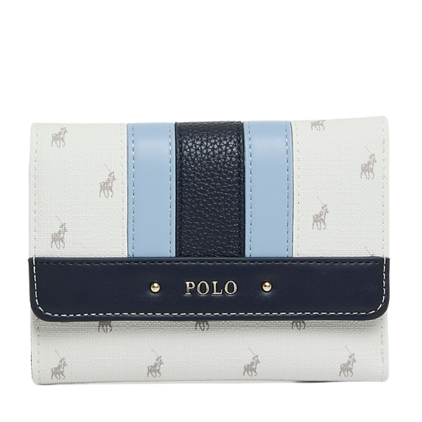 Polo Kensington Trifold Purse Pos495 Blue