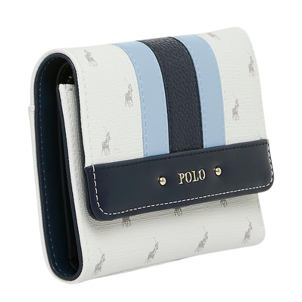 Polo Kensington Trifold Purse Pos495 Blue