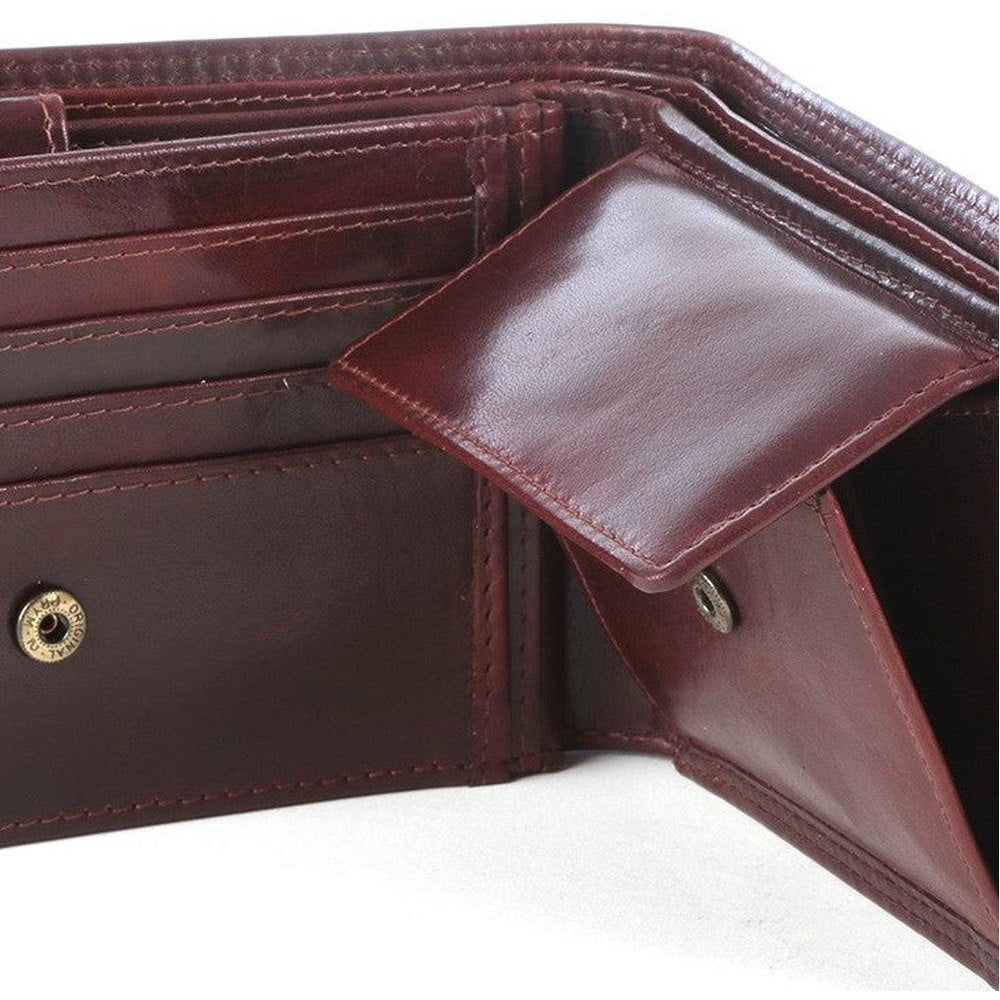 Polo Mens Kenya Billfold With Drivers Licence Wallet In Brown