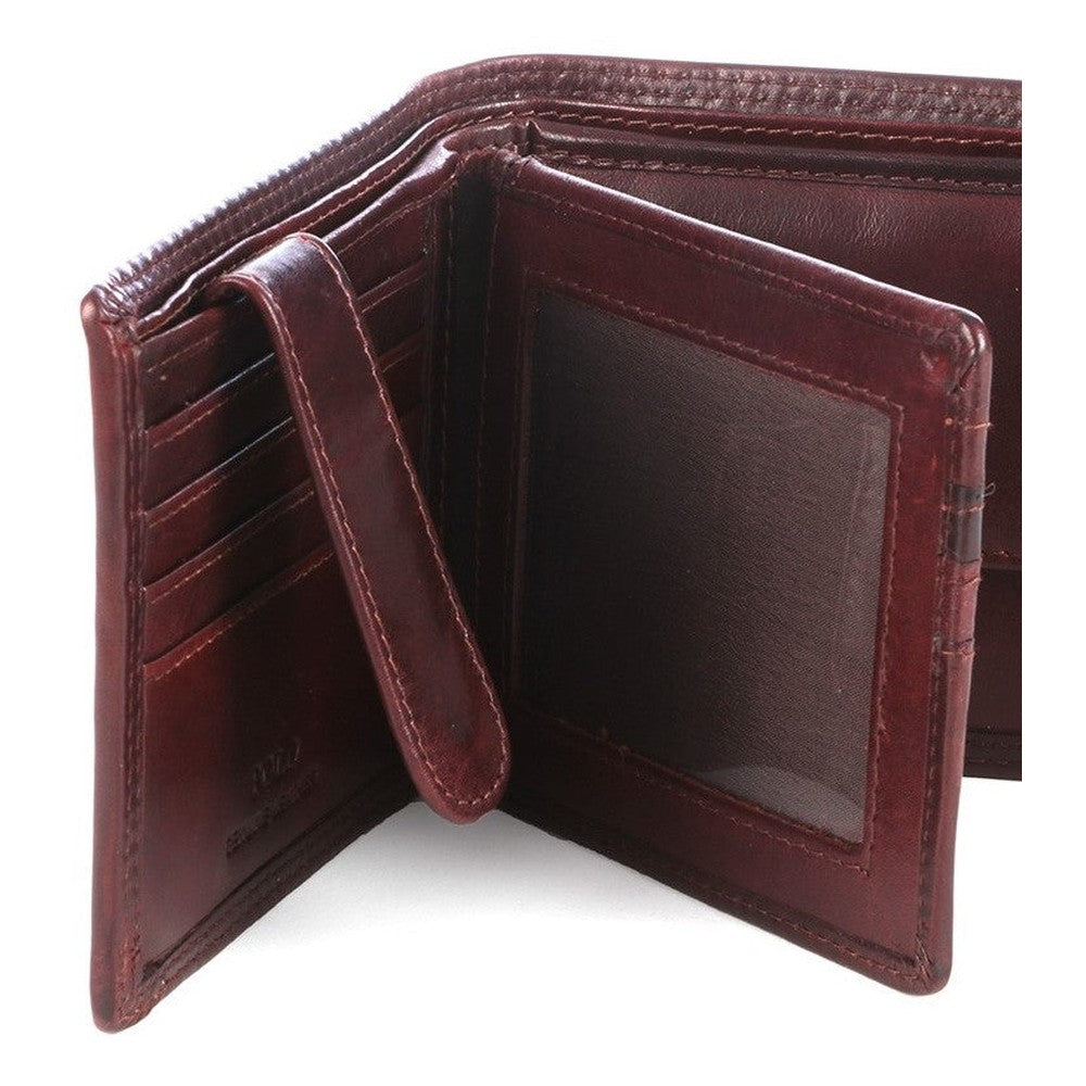 Polo Mens Kenya Billfold With Drivers Licence Wallet In Brown