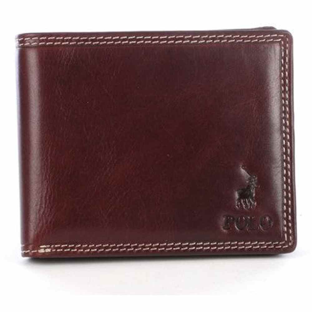 Polo Mens Kenya Billfold With Drivers Licence Wallet In Brown