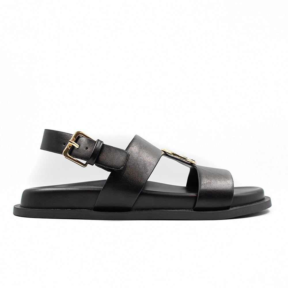 Polo Womens Moulded Trim Sandals In Black - Refined Edition