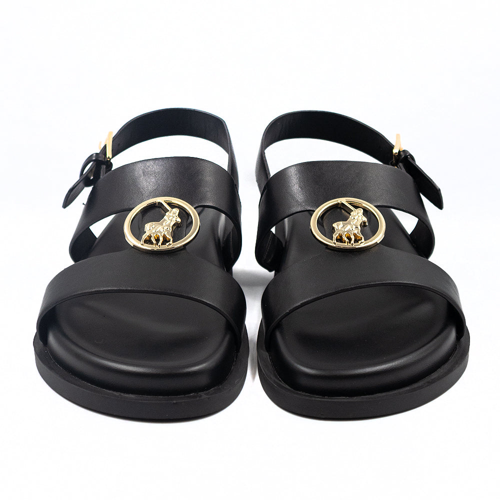 Polo Womens Moulded Trim Sandals In Black - Refined Edition