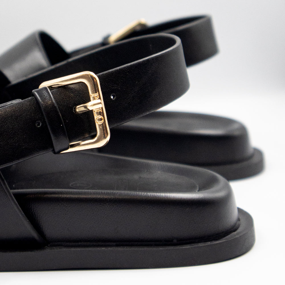 Polo Womens Moulded Trim Sandals In Black - Refined Edition