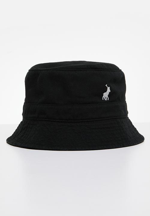 Polo Mens Sydney Twill Bucket Hat In Black