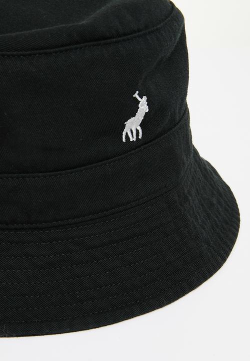 Polo Mens Sydney Twill Bucket Hat In Black