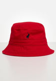 Polo Mens Sydney Twill Bucket Hat In Red