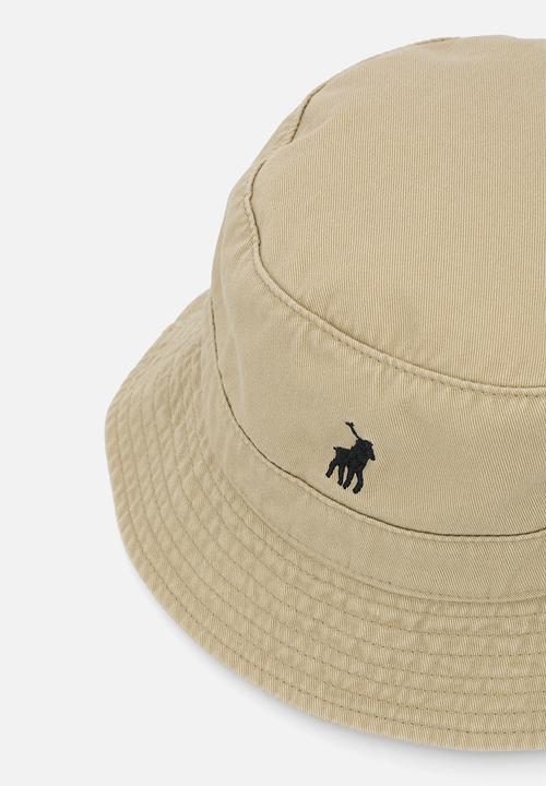 Polo Mens Sydney Twill Bucket Hat In Khaki