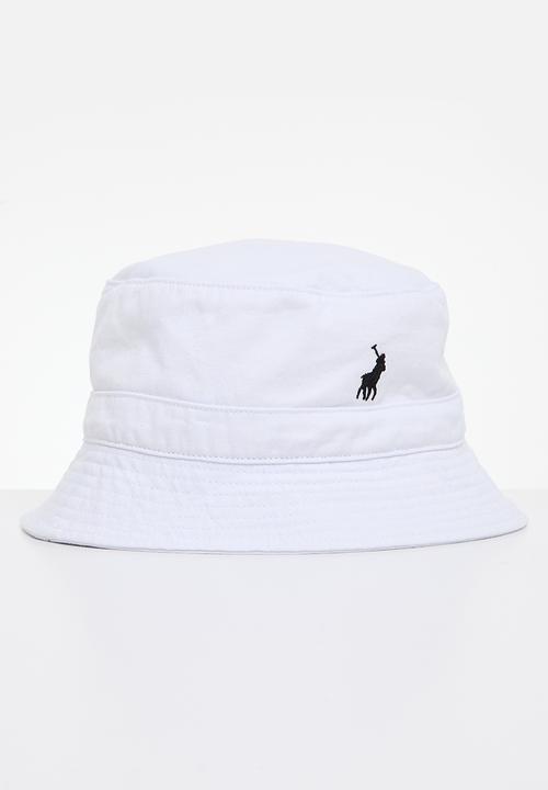 Polo Mens Sydney Twill Bucket Hat In White