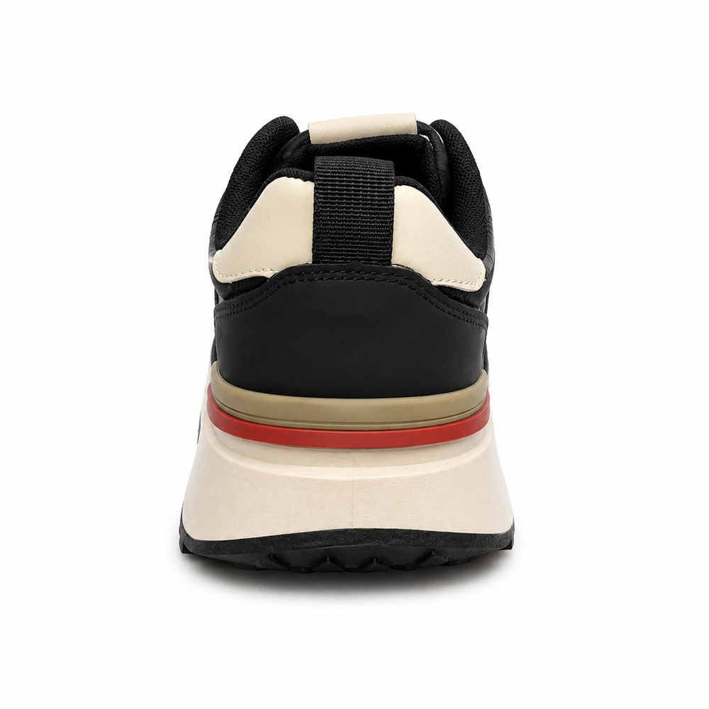 Polo Mens T-Toe Runner Sneakers In Black Multi