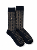 Polo Mens Cotton Anklet Socks In Navy Multi