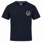 Polo Mens Crew Printed Short Sleeve In T-Shirt In Navy