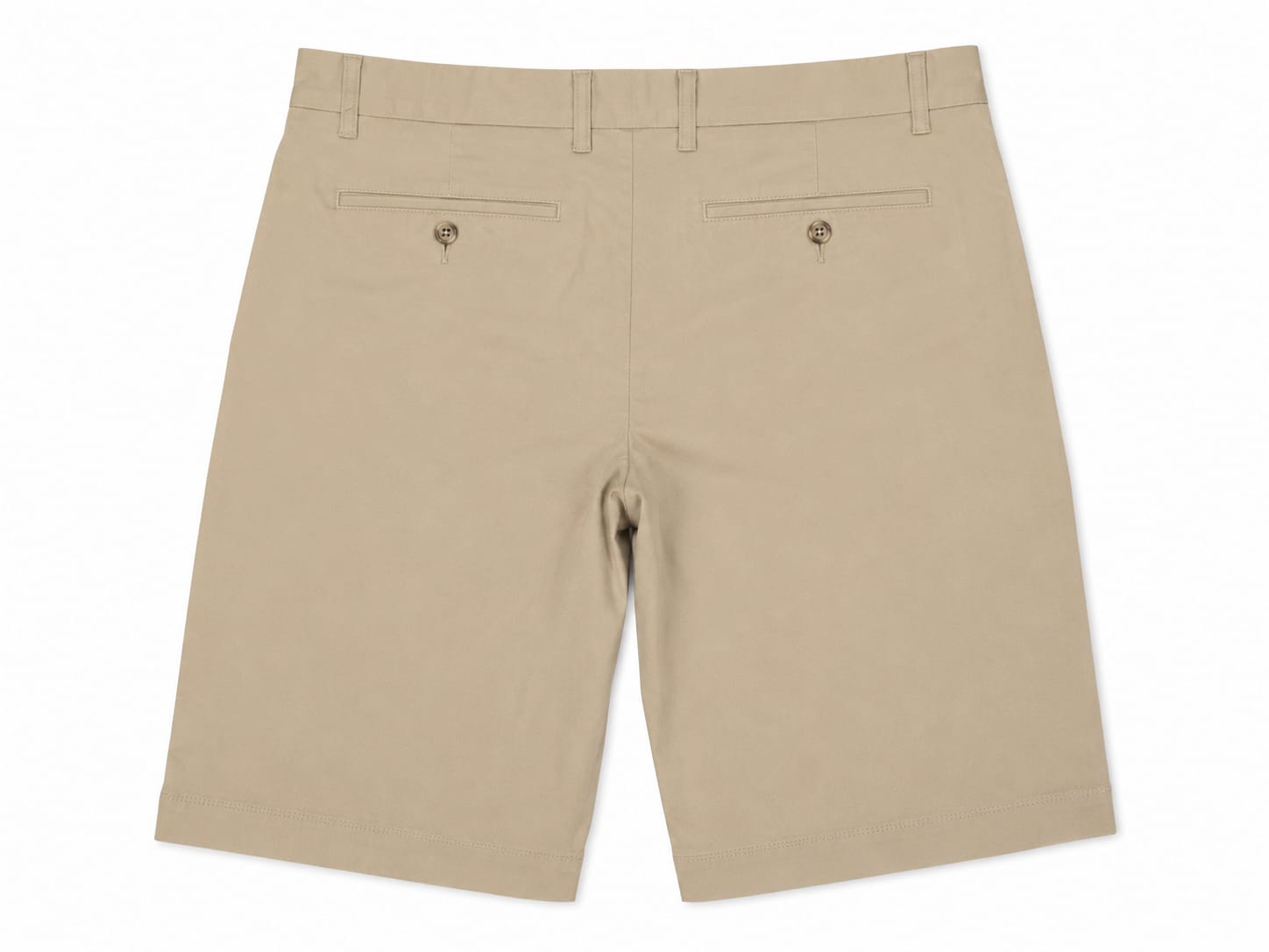 Polo Mens Essential Cotton Chino Short In Stone