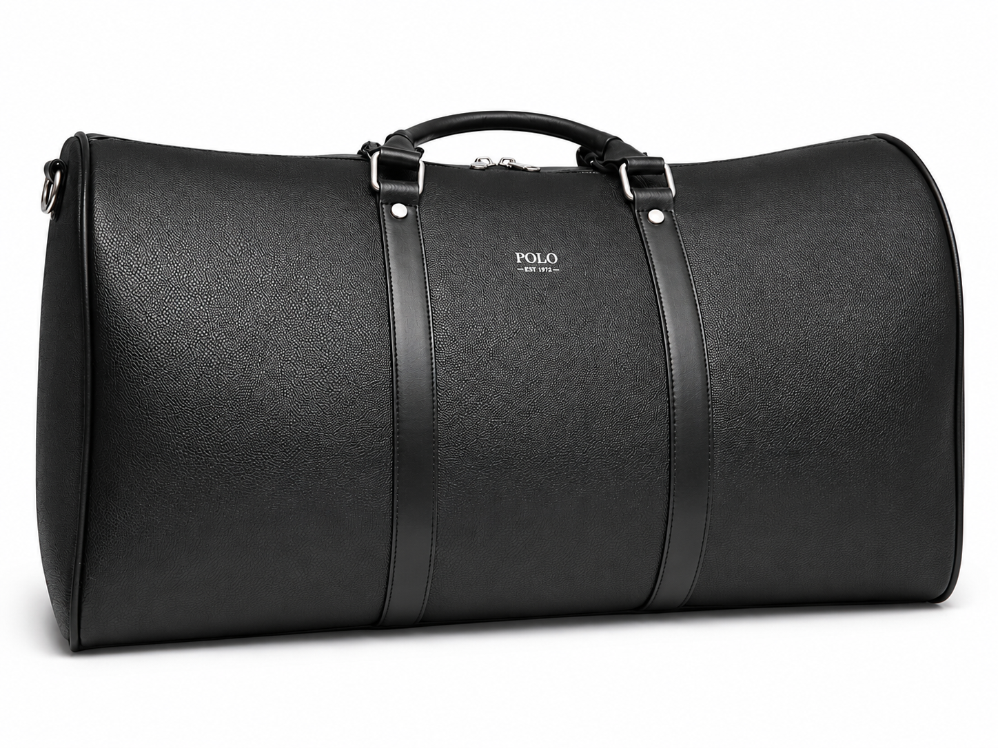 Polo Signature Travel Large Duffle In Black