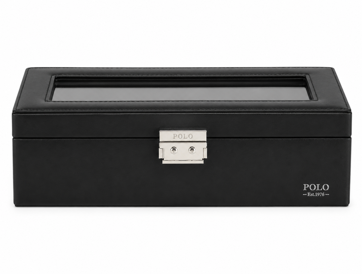 Polo Watch Box In Black