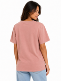 Polo Womens Aria Short Sleeves Emblis T-Shirt In Rose