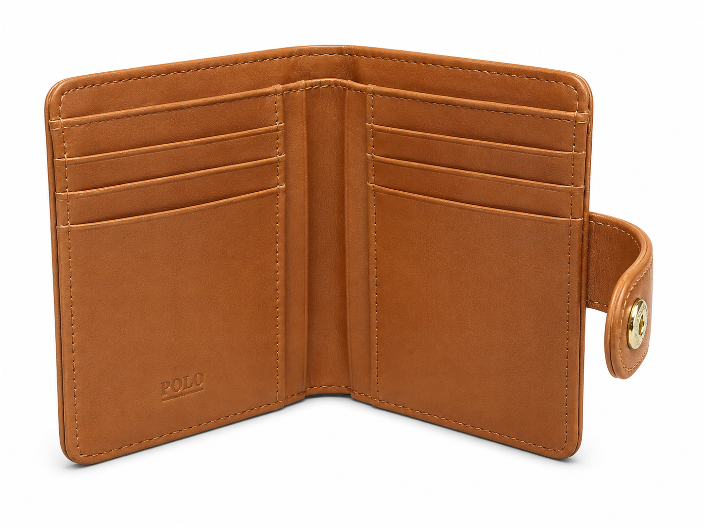 Polo Womens Peninsula Small Tab Purse In Tan/Brown