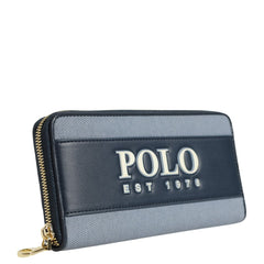 Polo Capri Zip Around Purse Blue