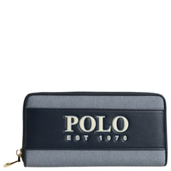 Polo Capri Zip Around Purse Blue