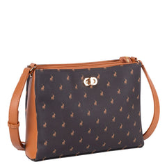 Polo Iconic Multi Compartment Sling Brown