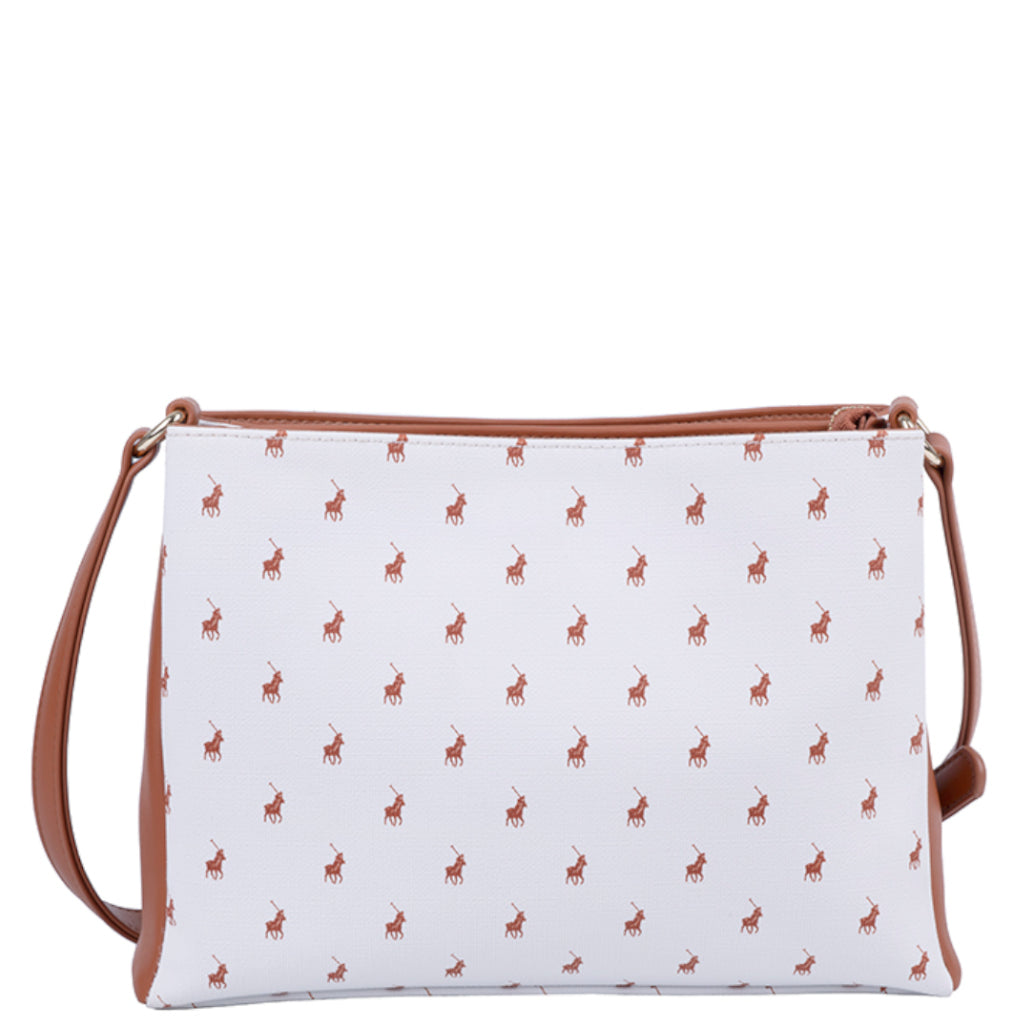Polo Iconic Multi Compartment Sling White
