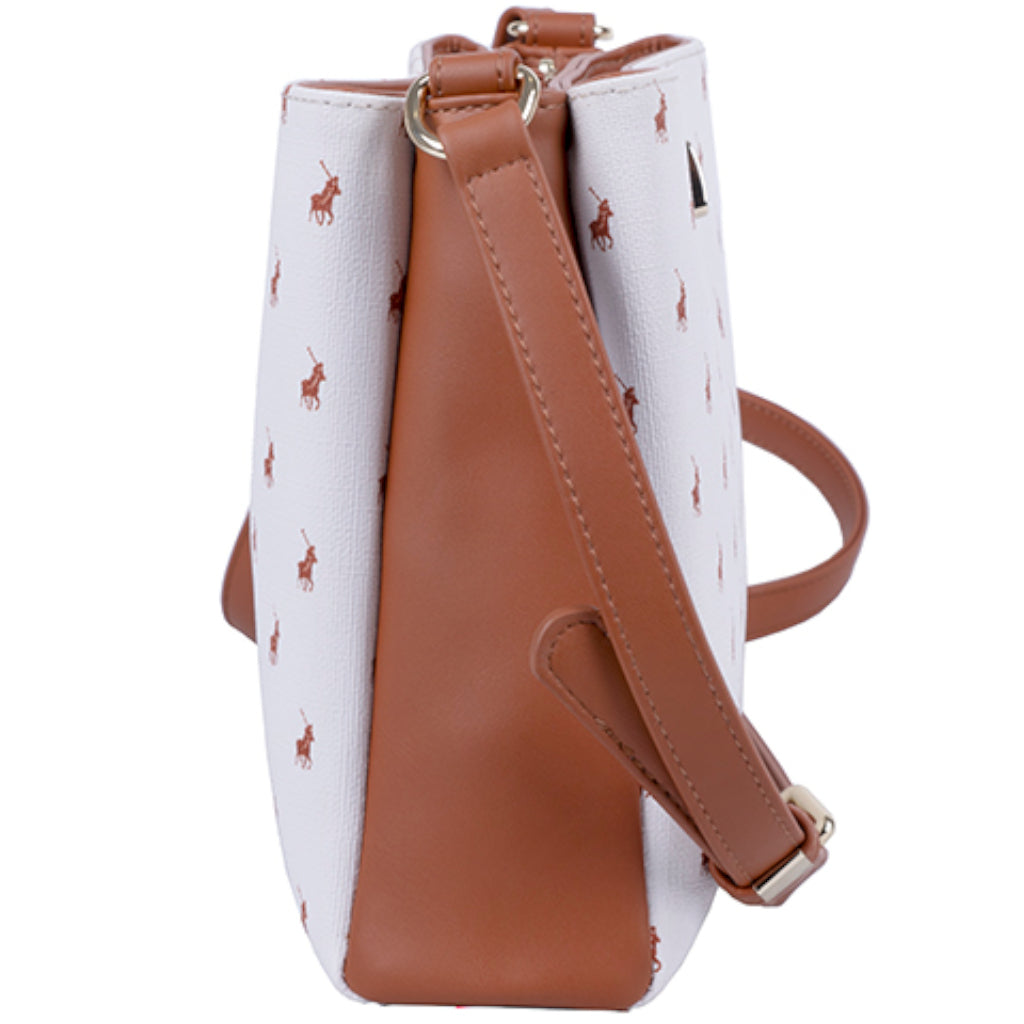 Polo Iconic Multi Compartment Sling White