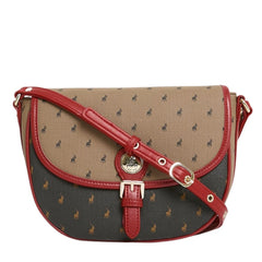 Polo Peninsula Saddle Crossbody Bag Red