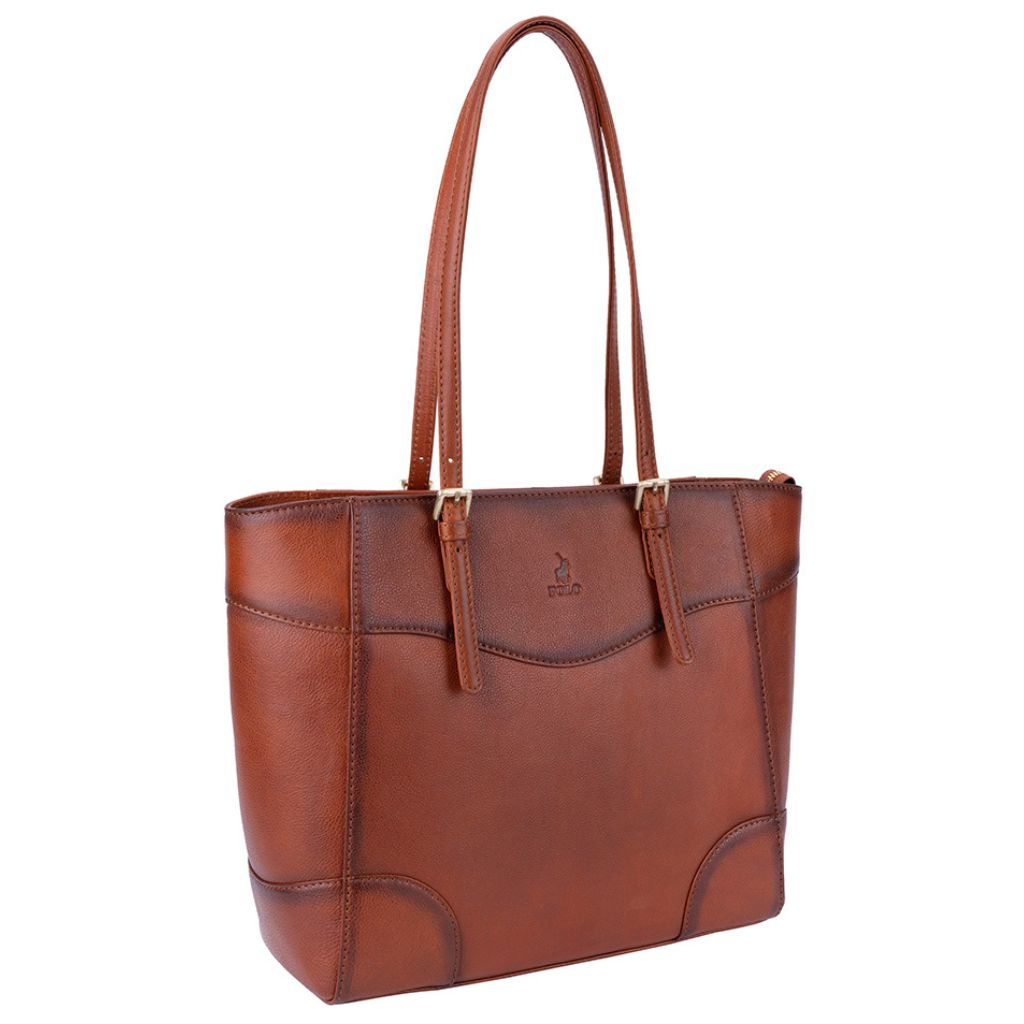 Polo Porto Tote Bag In Brown