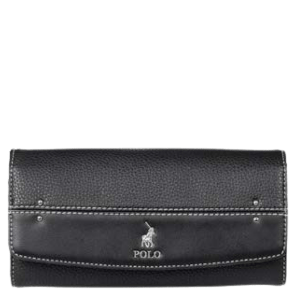 Polo Symphony Clutch Purse  Black