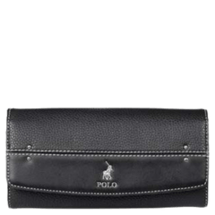 Polo Symphony Clutch Purse  Black