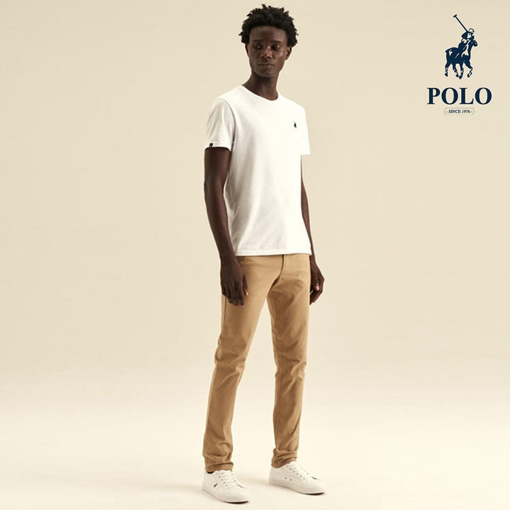 Polo Mens Venice Slim Fit Chino Pant In Khaki