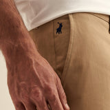 Polo Mens Venice Slim Fit Chino Pant In Khaki