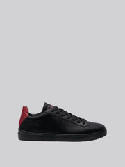 Replay Mens Polys Studio Shoes Black And Red