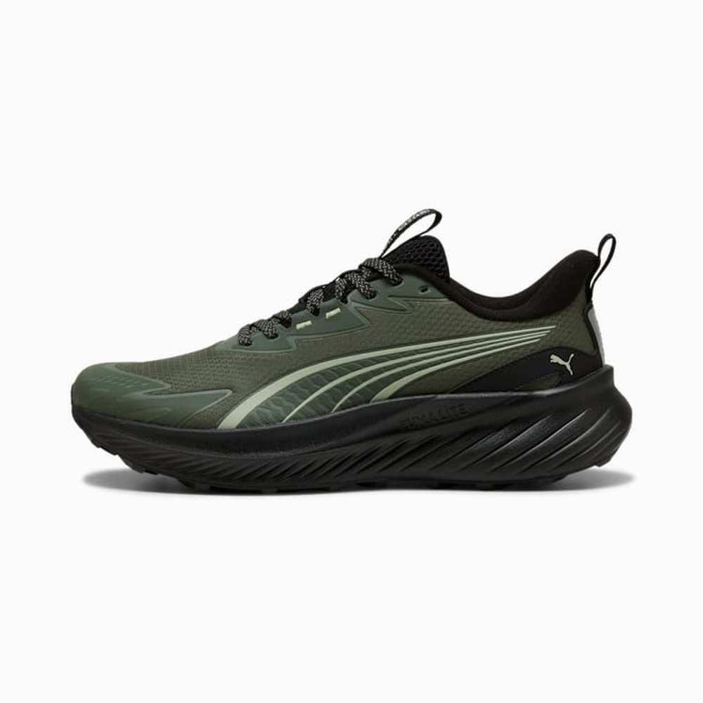 Puma Mens Pounce Lite 2 Trail Shoes In Moss & Black