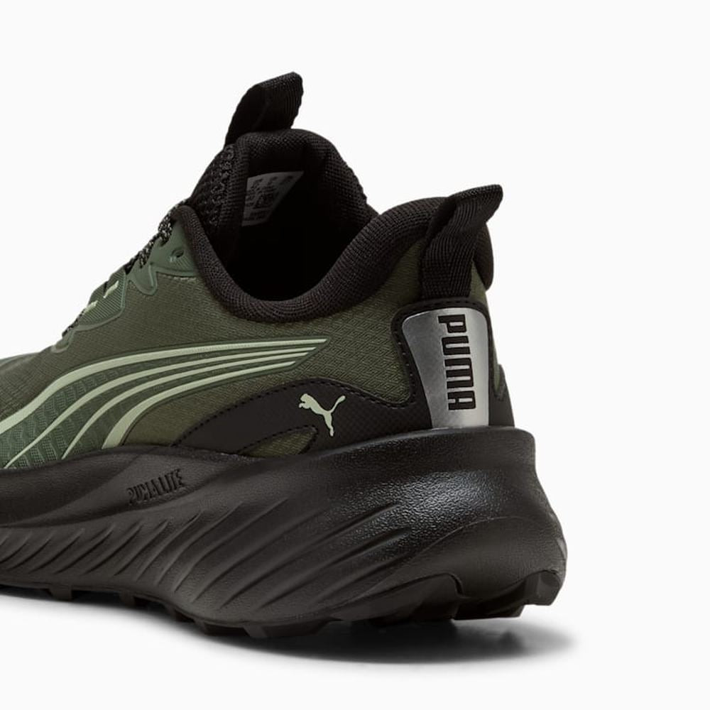 Puma Mens Pounce Lite 2 Trail Shoes In Moss & Black