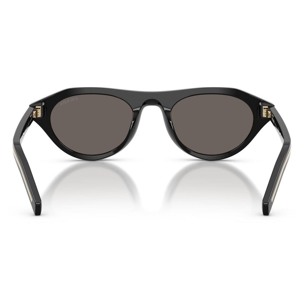 Prada Pr Womens Sunglasses In Black & Light Gold