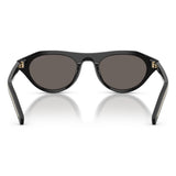 Prada Pr Womens Sunglasses In Black & Light Gold