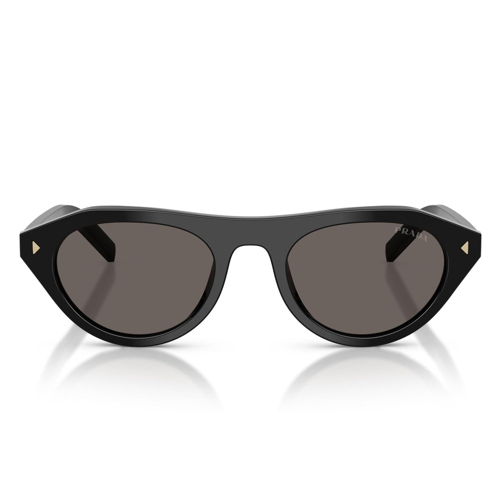 Prada Pr Womens Sunglasses In Black & Light Gold
