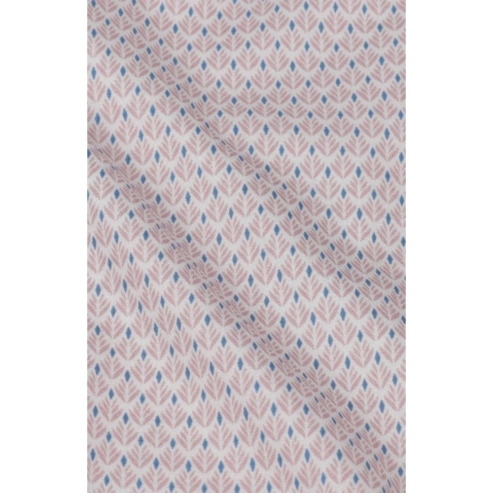 Pringle Mens Sam Printed Classic Short Sleeves Shirt In Pink Multi