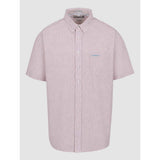 Pringle Mens Sam Printed Classic Short Sleeves Shirt In Pink Multi