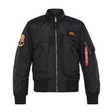 Alpha Industries Mens Engine Jacket In Black